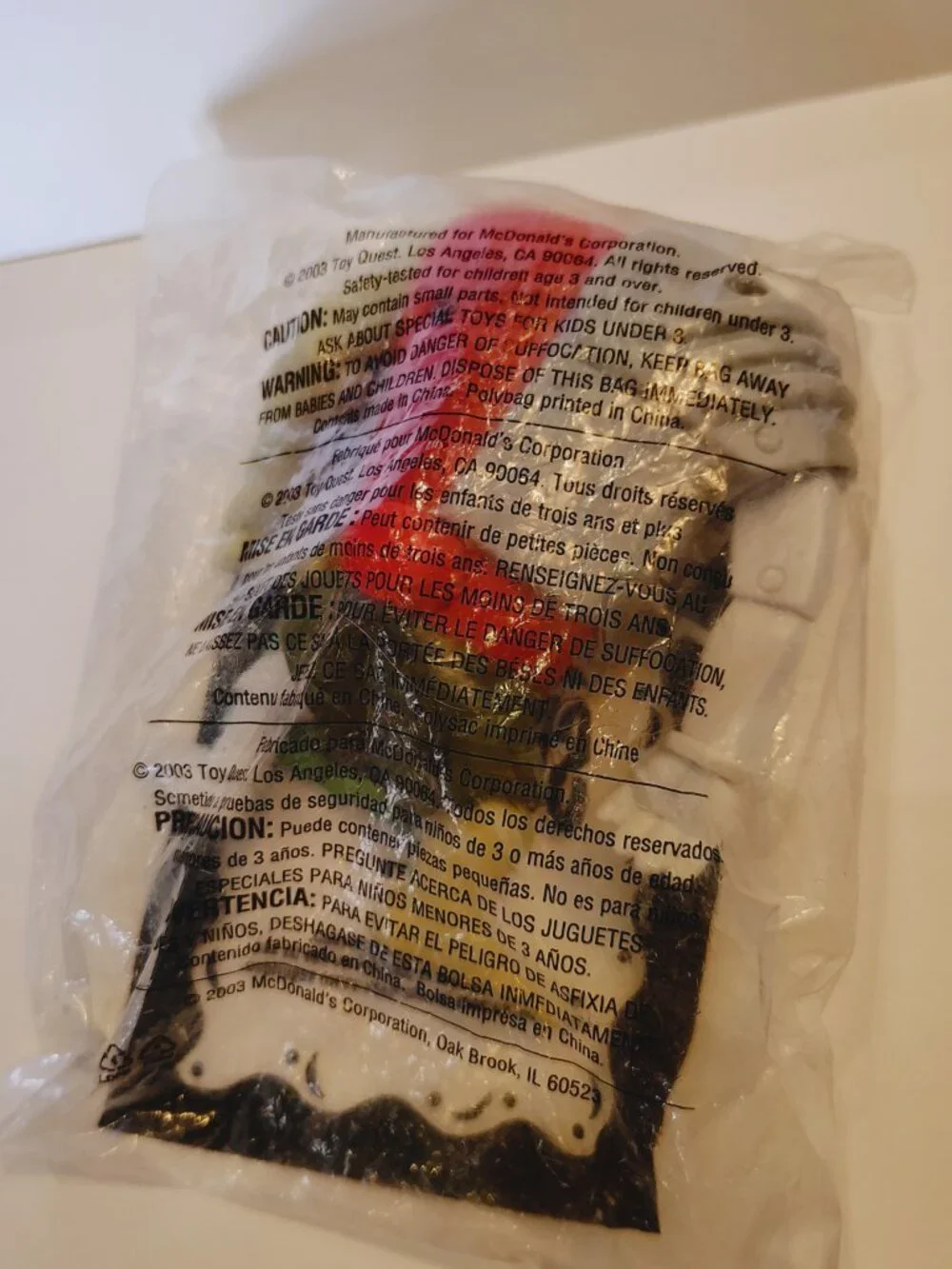 McDonalds 2003 Stretch Screamers #2 Cyborg Happy Meal Toy Quest